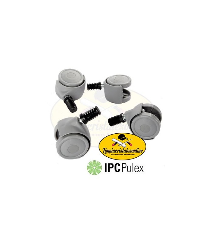 Set de Ruedas para Cubo Limpiacristales Pulex de 22 Litros Set de Ruedas para Cubo Limpiacristales Pulex de 22 Litros