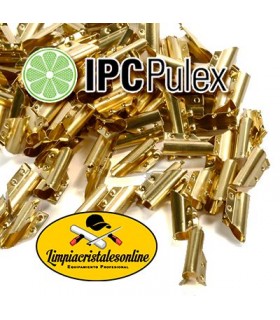 Clips Pulex de Latón para Rasqueta Limpiacristales