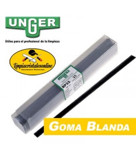 Caja 25 Gomas Limpiacristales Blandas/Soft Unger Caja 25 Gomas Limpiacristales Blandas/Soft Unger