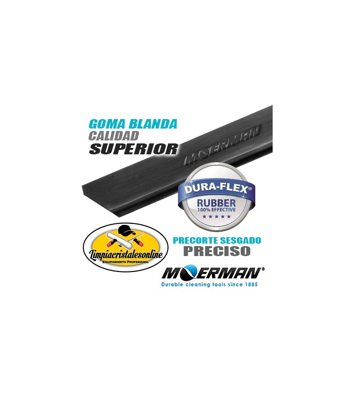 Goma Blanda Moerman DURA-FLEX® para LIQUIDATOR Goma Blanda Moerman DURA-FLEX® para LIQUIDATOR