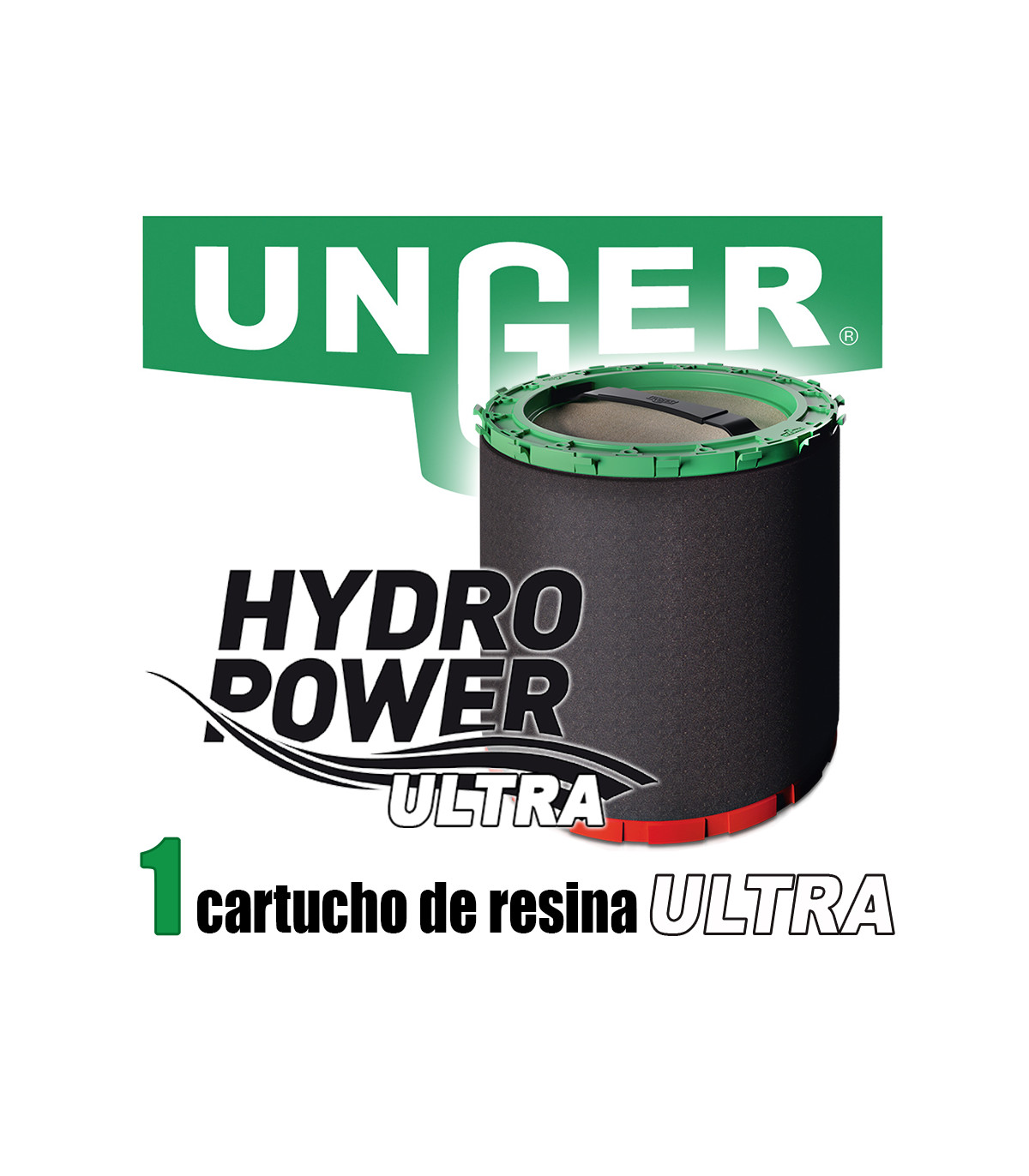 Confezione Resina Per Filtri Unger HydroPower Ultra L E LC - 3 Pezzi, Per Pulizia Vetri Professionale