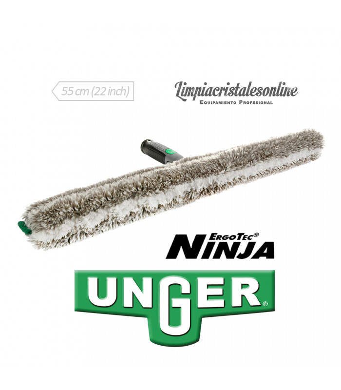 Unger NI550 ErgoTec Ninja Alu-Träger 55cm - Schwarzer Teleskopstiel