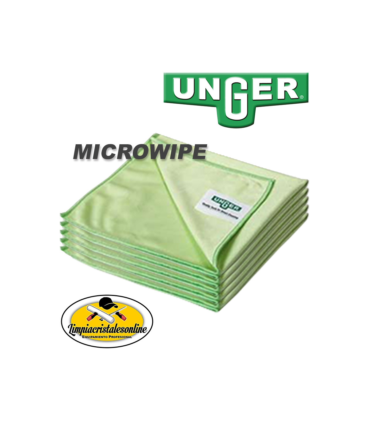 ▷ Bayeta para cristales UNGER® Microwipe
