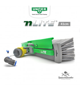 Cepillo Unger nLITE Power alto rendimiento 41cm completo Swivel Lock