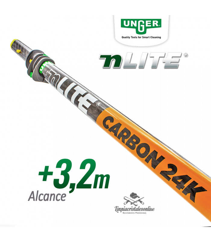 Extensión pértiga Unger nLITE Carbono 24K