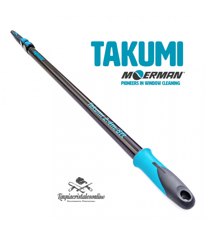 Palo telescópico Moerman Takumi negro