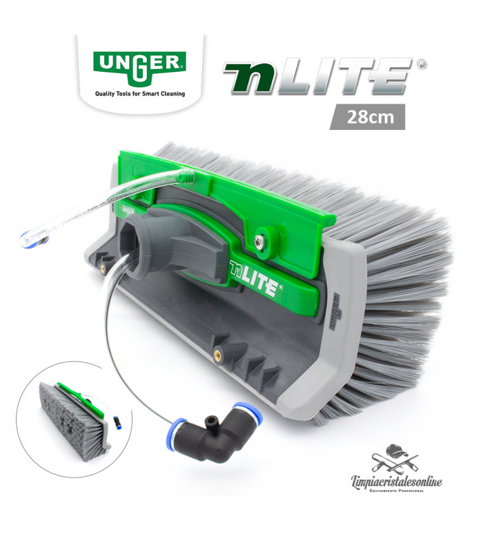 caracteristicas cepillo unger nLITE agua pura acodado
