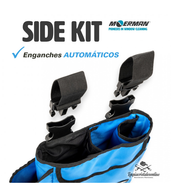 Bolso bayetas Moerman Side Kit cierres automáticos